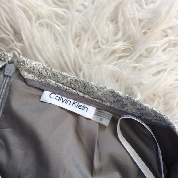 NWT Calvin Klein Tweed Career Pencil Skirt - Picture 5 of 7